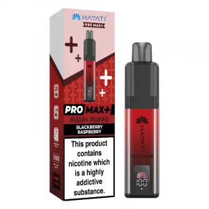 Blackberry Raspberry Hayati Pro Max Plus 6K Disposable Vape 20mg